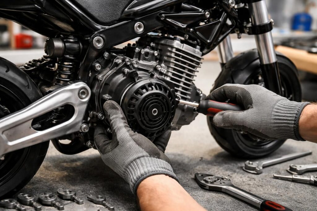 découvrez comment retirer facilement le démarreur d'une pocket bike 49cc grâce à notre guide étape par étape simple et complet.