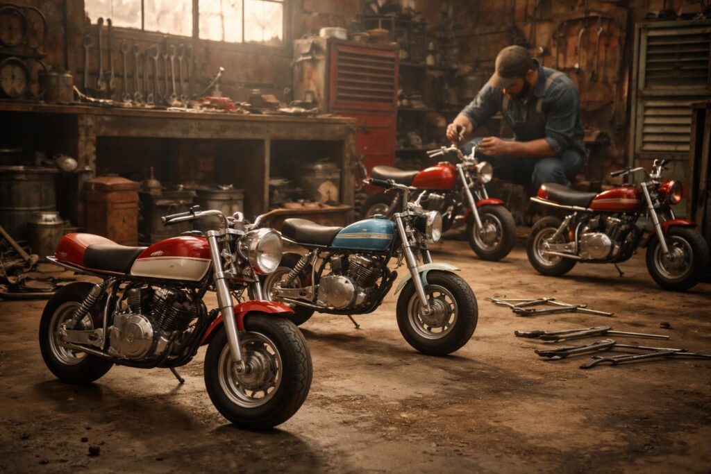 découvrez l'histoire des pocket bikes, ces mini motos populaires, et apprenez quand elles ont fait leur apparition sur le marché.