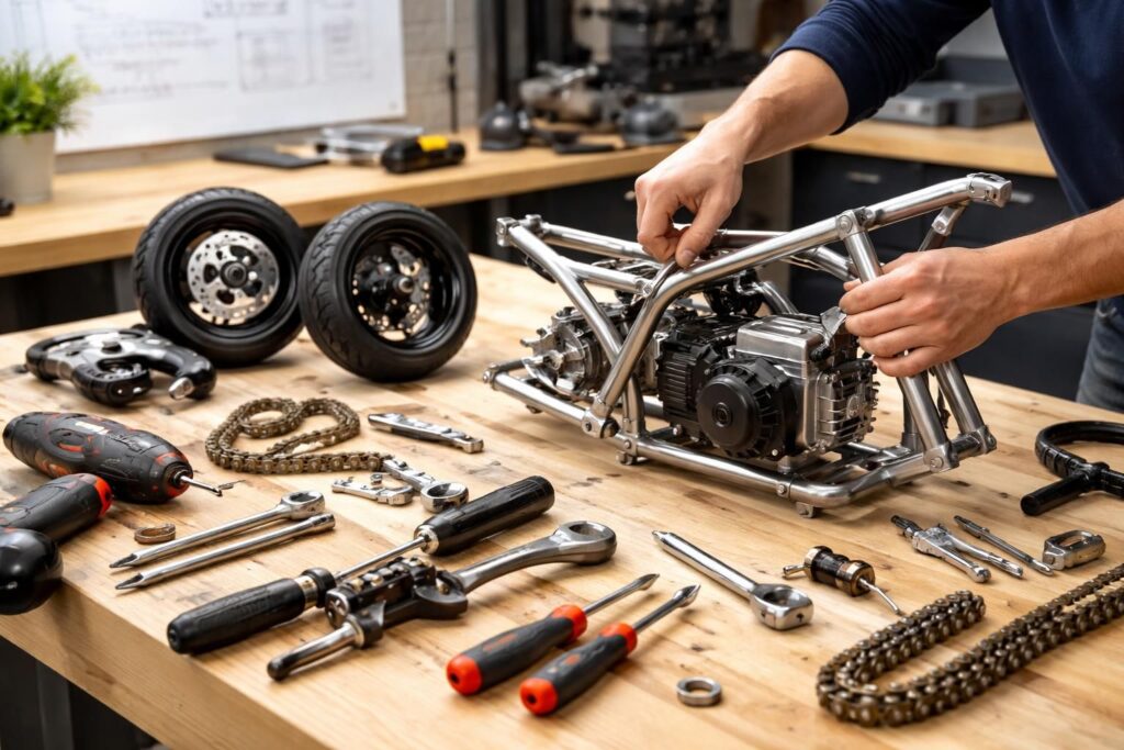 découvrez étape par étape comment fabriquer une pocket bike, du choix des matériaux à l'assemblage final, pour créer votre mini moto personnalisée.