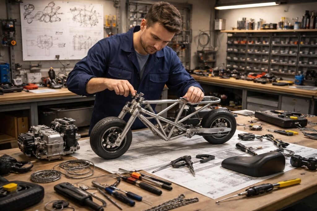 découvrez étape par étape comment fabriquer une pocket bike de zéro, avec des conseils pratiques et des astuces pour réussir votre projet de mini moto personnalisée.